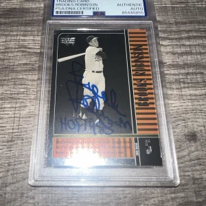 Brooks Robinson Signed 2000 Upper Deck Card Orioles Legend HOF 1983 PSA/DNA