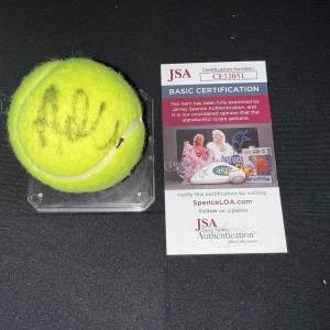 Jelena Ostapenko Signed Roland Garros French Open Tennis Ball Star JSA Auth #2