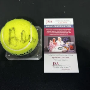 Jelena Ostapenko Signed Roland Garros French Open Tennis Ball Star JSA Auth #3