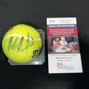 Mirra Andreeva Signed Official Wilson 2025 Miami Open Tennis Ball Champ JSA Auth