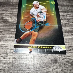 Jack Draper Signed 2024 Topps Chrome Trading Card 1st Tennis Superstar #2