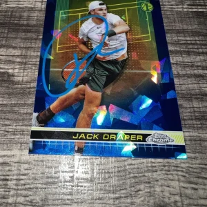 Jack Draper Signed 2024 Topps Chrome Sapphire Trading Card 1st Tennis Star #2