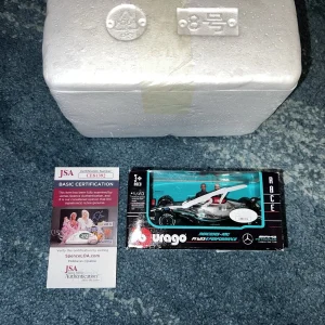 George Russell Signed Official Mercedes 1:43 Car F1 Star Driver JSA Auth #2