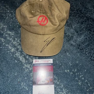 Esteban Ocon Signed Formula 1 Haas Racing Hat Star Driver JSA Auth