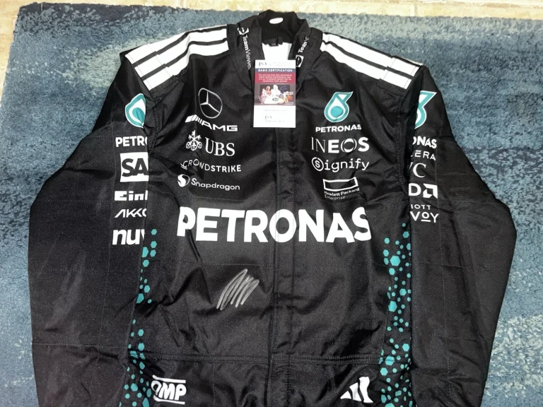 Andrea Kimi Antonelli Signed Full Size Mercedes 2025 Season Race Suit JSA #2