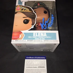 Aimee Carrero Signed Official Elena Of Avalon Funko Pop Vinyl Figure PSA/DNA