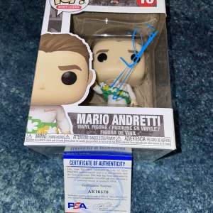 Mario Andretti Signed Official Funko Pop Vinyl Formula 1 Legend PSA/DNA #2