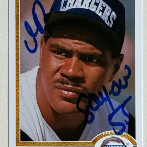 Junior Seau Say-ow 1991 Upper Deck SIGNED Autographed RC Rookie with COA RARE