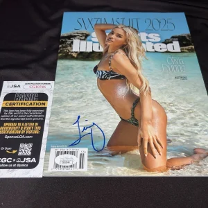 Livvy Dunne Signed 2025 Sports Illustrated Swimsuit Edition Full Magazine JSA