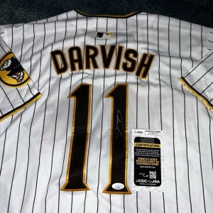Yu Darvish Signed San Diego Padres Jersey All Star Ace JSA Auth