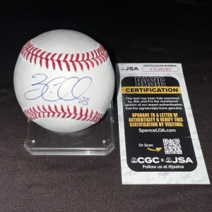 Zac Gallen Signed Official Major League Baseball Arizona Dbacks JSA Auth