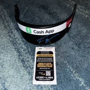 Liam Lawson Signed 1:1 Full Size Helmet Visor Only Visa Cash App JSA Auth