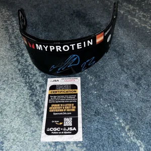 Alex Albon Signed 1:1 Full Size Helmet Visor Only Williams Racing JSA Auth