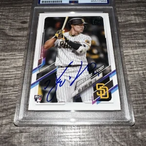 Ha-Seong Kim Signed 2021 Topps Update RC Trading Card San Diego Padres PSA/DNA