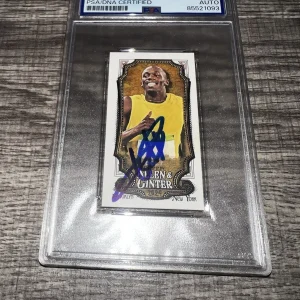 Usain Bolt Signed 2024 Allen & Ginter Trading Card Mini Base Legend PSA/DNA