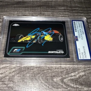 Gabriel Bortoleto Signed 2024 Topps Chrome Trading Card #100 F1 Rookie PSA/DNA