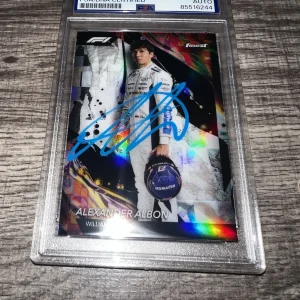 Alex Albon Signed 2024 Topps Finest Trading Card #119 F1 Williams PSA/DNA