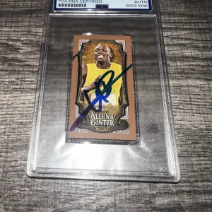 Usain Bolt Signed 2024 Allen & Ginter Trading Card Mini Gold Border PSA/DNA #2