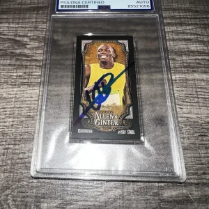Usain Bolt Signed 2024 Allen & Ginter Trading Card Mini Black Border PSA/DNA #3