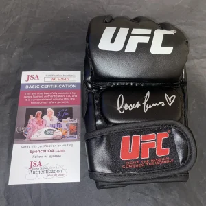Tecia Torres Signed UFC Glove The Tiny Tornado JSA Auth