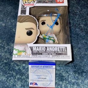 Mario Andretti Signed Official Funko Pop Vinyl Formula 1 Legend PSA/DNA