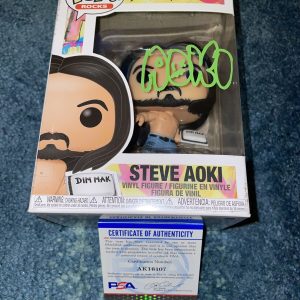 Steve Aoki Signed Official Funko Pop Vinyl Figure World Famous DJ PSA/DNA