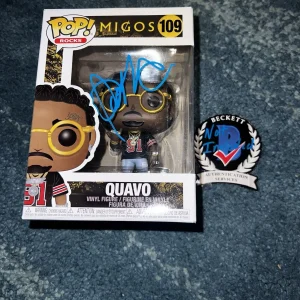 Quavo Signed Official Migos Funko Pop Vinyl Figure Rap Legend Beckett