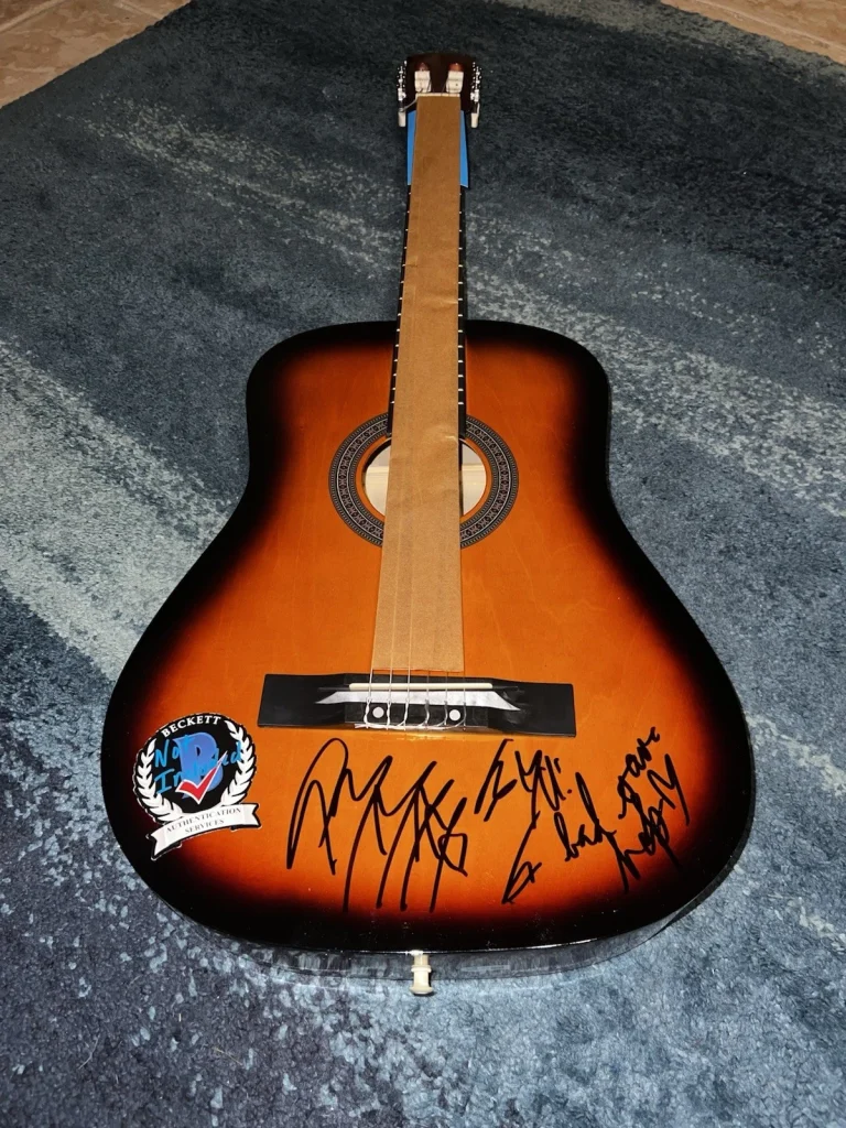 Post Malone Signed Full Size Acoustic Guitar “I Had Some Help” Superstar Beckett