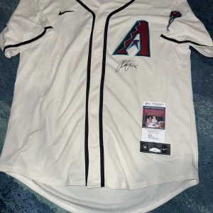 Alek Thomas Signed Arizona Diamondbacks Jersey Star Slugger JSA Auth