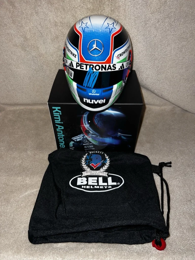 Andrea Kimi Antonelli Signed Official 1:2 Mini Helmet 2025 Season Rookie BAS #2