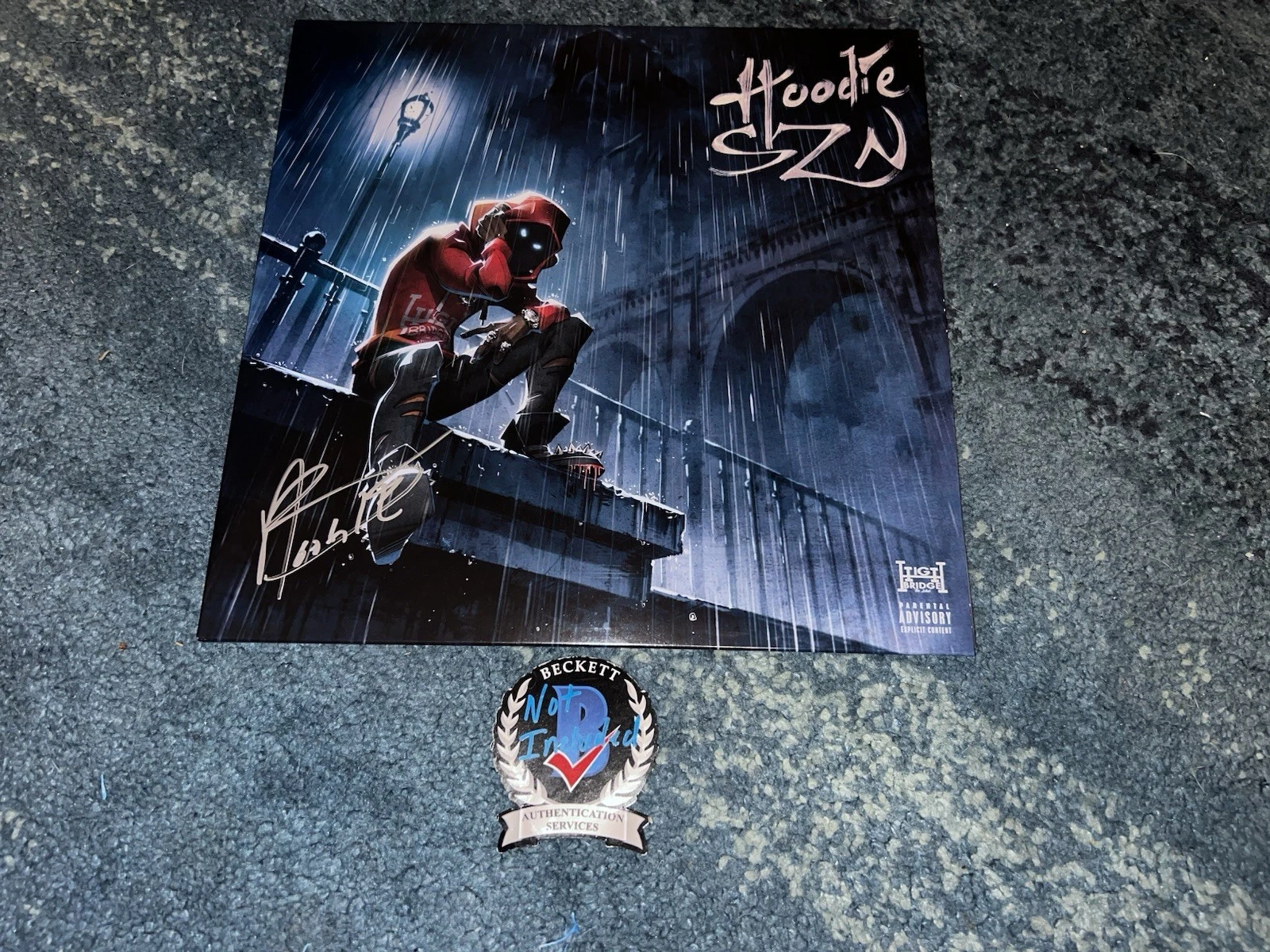 A Boogie Wit Da Hoodie Signed Hoodie Szn Vinyl Album Rap Legend Beckett ...