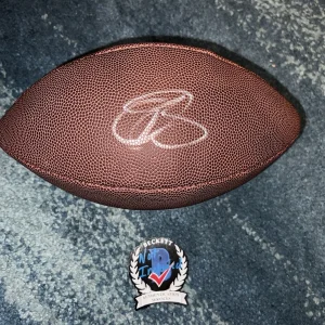 Odell Beckham Jr Signed Wilson NFL Football New York Giants Legend Beckett #2