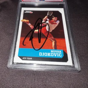Novak Djokovic Signed 2019 S.I. For Kids Tennis Trading Card Legend PSA/DNA