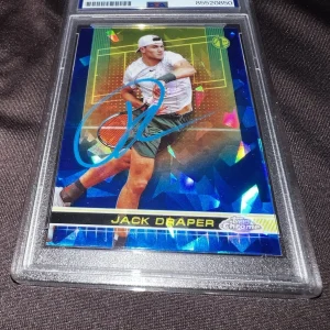 Jack Draper Signed 2024 Topps Chrome Sapphire Tennis Trading Card 1st PSA/DNA