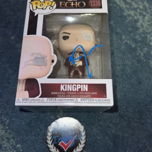 Vincent D'Onofrio Signed Official Kingpin Funko Pop Figure Marvel Echo Beckett