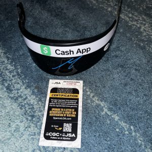 Liam Lawson Signed 1:1 Full Size Helmet Visor Only Racing Bulls Rookie JSA Auth