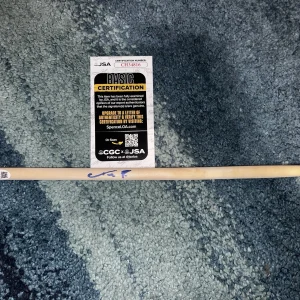 Tony Palermo Signed Drumstick Papa Roach Drummer Legend JSA Auth #4