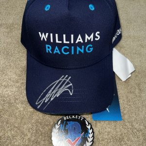 Alex Albon Signed Williams Racing Hat #23 F1 Superstar Beckett #4