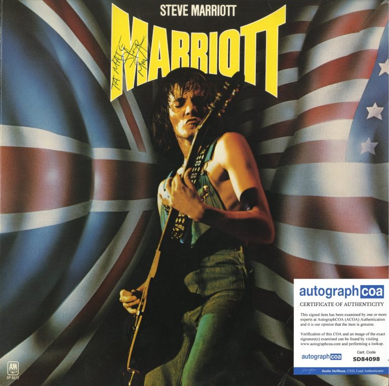 Steve Marriott signed solo album 