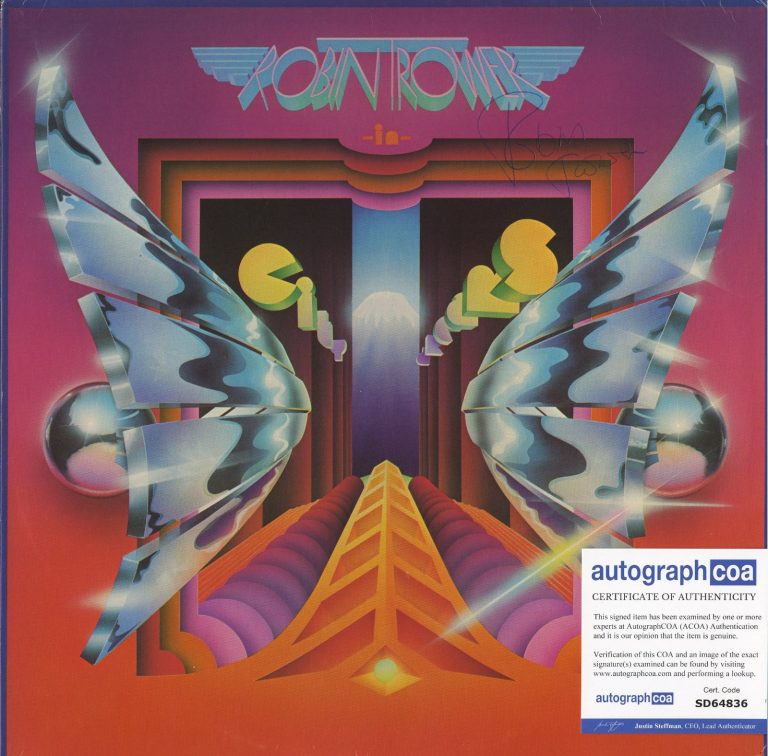 ROBIN TROWER City Dreams Signed VINYL RECORD ACOA