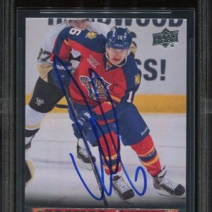 ALEKSANDER BARKOV signed auto 2013 UD YOUNG GUNS ROOKIE CARD RC YG BECKETT (BAS)