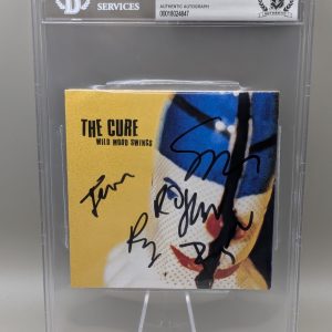 THE CURE signed autographed WILD MOOD SWINGS CD BOOK BECKETT (BAS) ROBERT SMITH