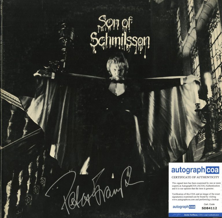 Son of Schmilsson Vinyl Record signed by Peter Frampton ACOA