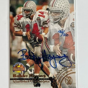 1996 Bobby Hoying Ohio State Buckeye Autograph SIGNED Rookie #350 Scoreboard