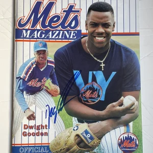 Dwight Doc Gooden SIGNED Autograph New York Mets Magazine 1990 Dr. K - K9 COA