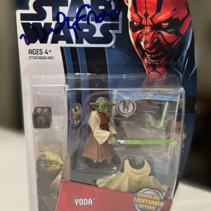 Wendy Froud SIGNED Autographed Star Wars Yoda Action Figure - K9 COA