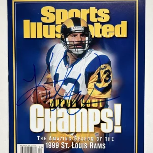 Kurt Warner SIGNED Auto 1999 Sports Illustrated SI St. Louis Rams Commemorative