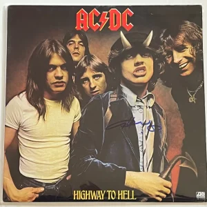 Angus Young ACDC Highway to Hell SIGNED Autograph Record LP w K9 COA