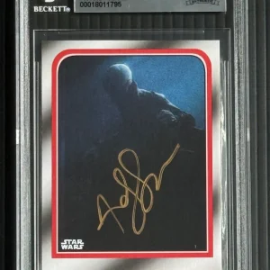 Andy Serkis Star Wars SIGNED Autograph Auto Topps Trading Card Snoke Beckett