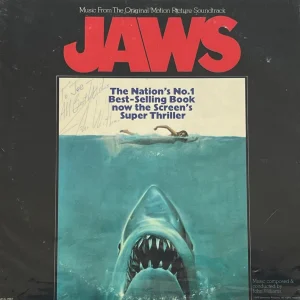 Vintage John Williams Signed Jaws Soundtrack Lp Record Star Wars K9 COA